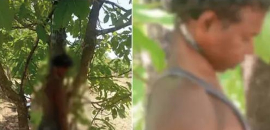 पत्नी को मार कर खुद लगा ली फांसी टंगिया से हमलाकर किया खून से लथपथ फिर फंदे पर झूल गया अधेड़