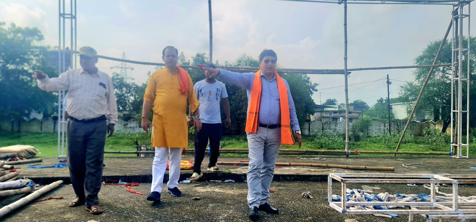 कल मस्तूरी के खैरा पहुंचेगी परिवर्तन यात्रा, विधायक बांधी ने तैयारीयों का लिया जायजा