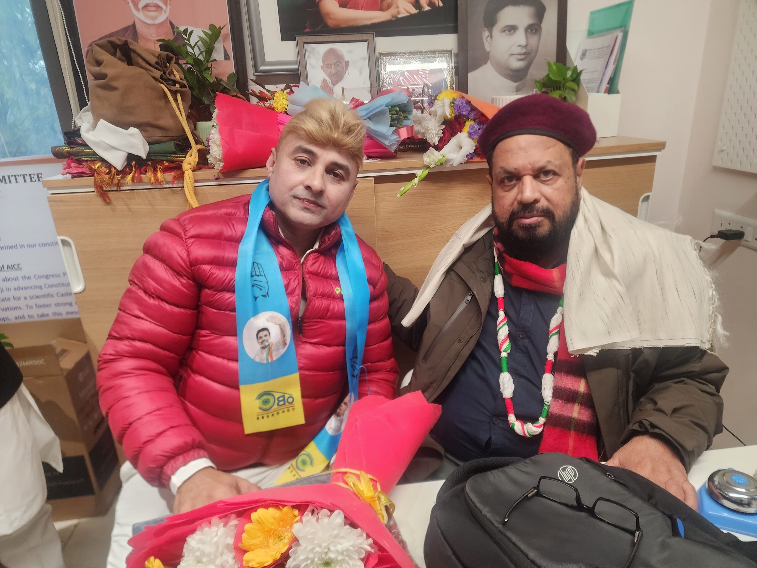 कांग्रेस नेता त्रिलोक श्रीवास ने दिल्ली में कांग्रेस ओबीसी विभाग के राष्ट्रीय अध्यक्ष अनिल जयहिंद से मिलकर जताया आभार