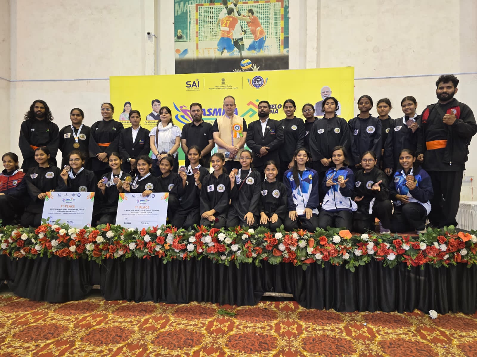 छत्तीसगढ़ टीम का शानदार प्रदर्शन, खेलो इंडिया अस्मिता पेंचक सिलाट में जीते पदक