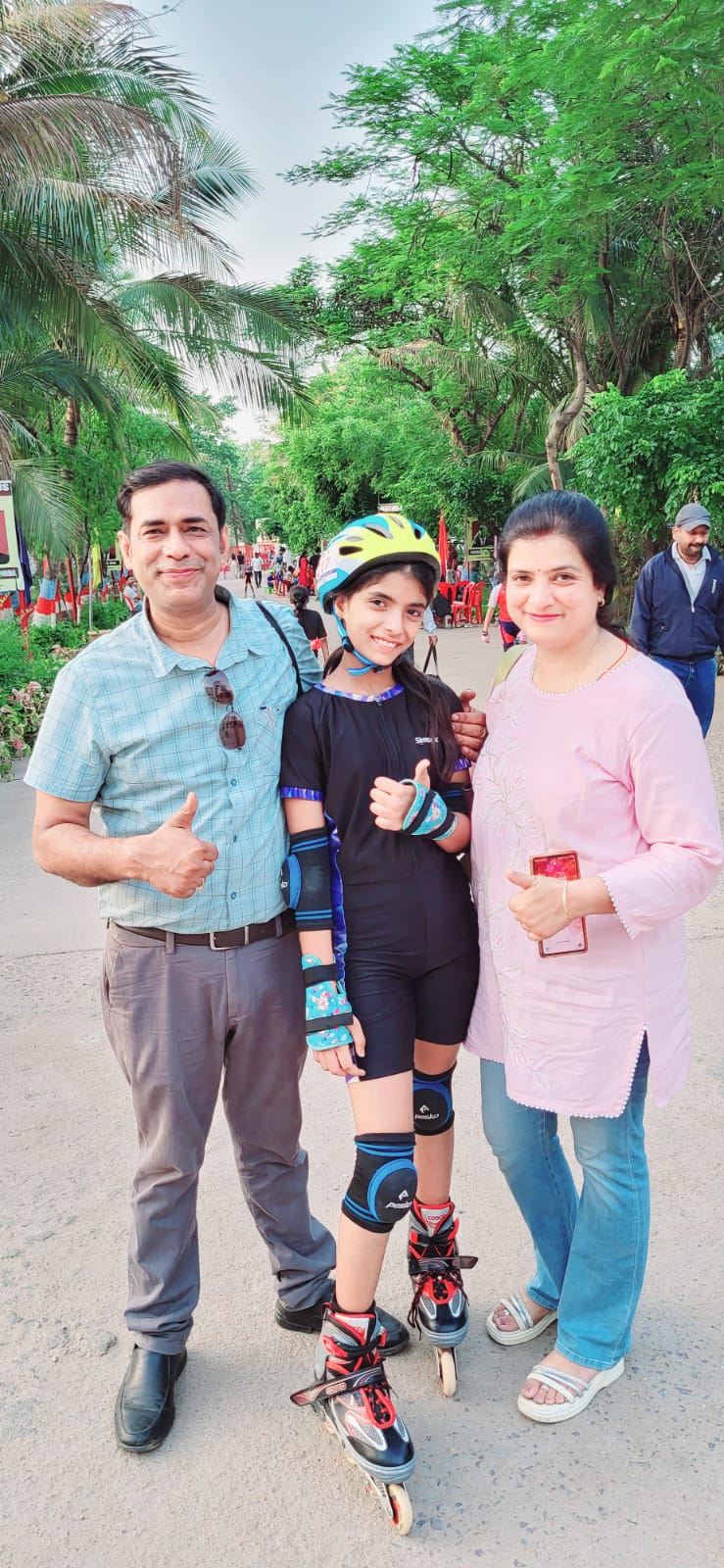 शिविका पांडेय बनी राज्य स्तरीय स्केटिंग चैंपियन