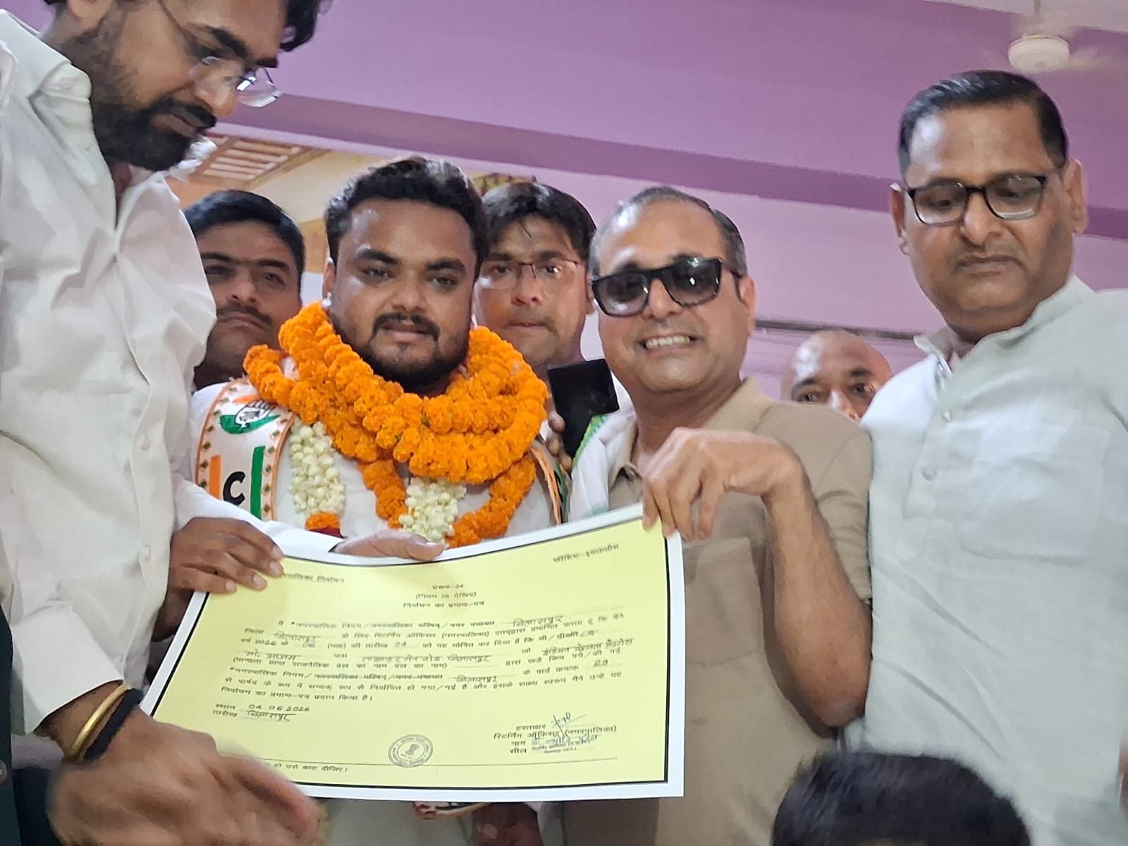 वार्ड 29 में कांग्रेस की जीत का जश्न, कार्यकर्ताओं में उत्साह की लहर