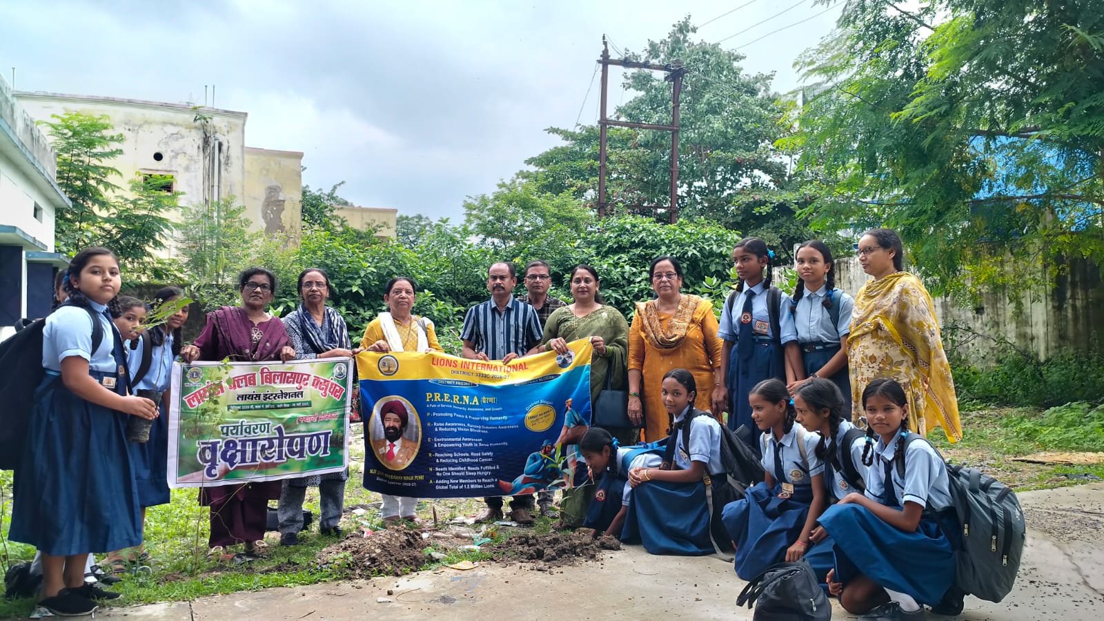 लायंस क्लब बिलासपुर वसुंधरा ने किया वृक्षारोपण स्वतंत्रता दिवस के उपलक्ष पर
